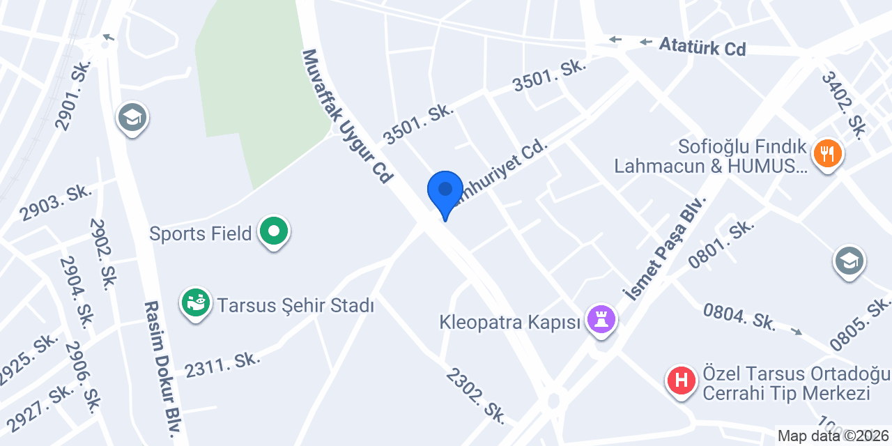 ESRANIN MUTFAĞI konumu