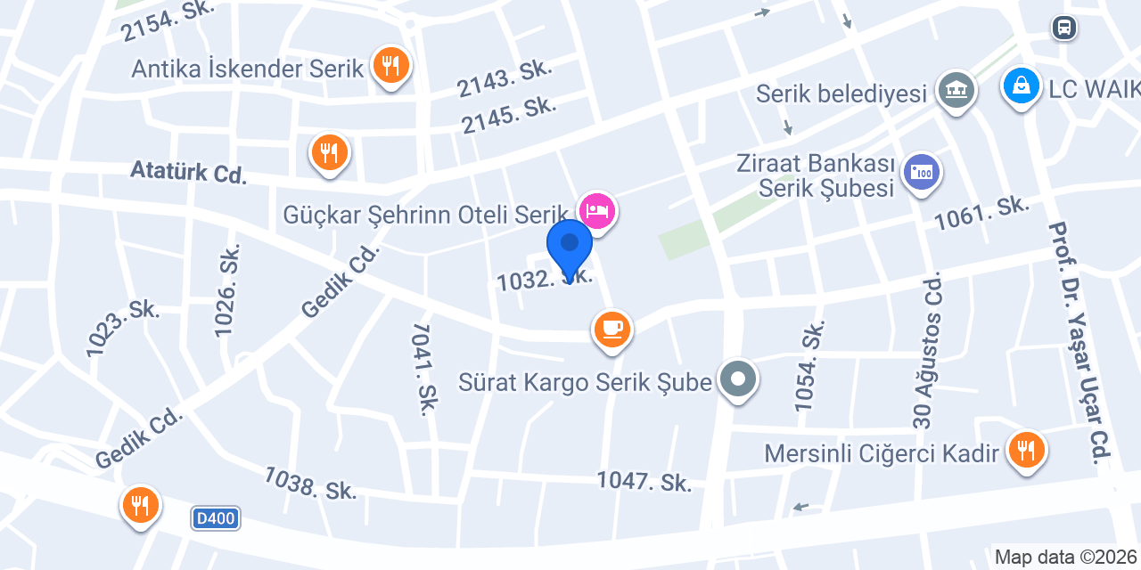 TATLI HUKUK BÜROSU konumu