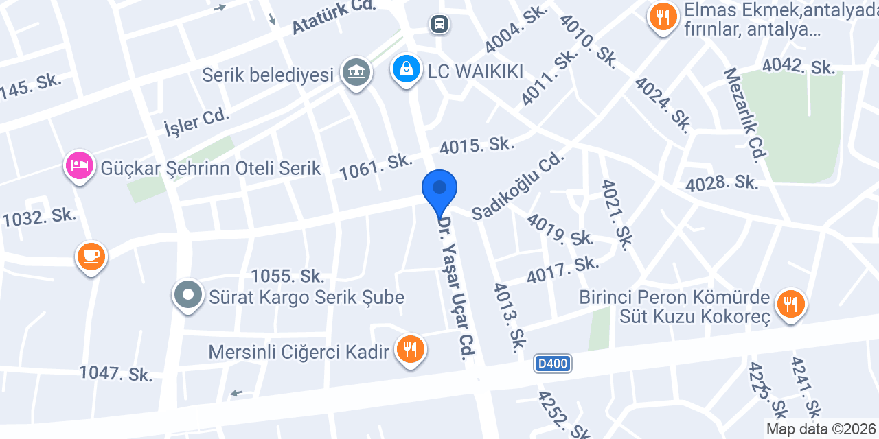 Karaköy Börekçisi konumu