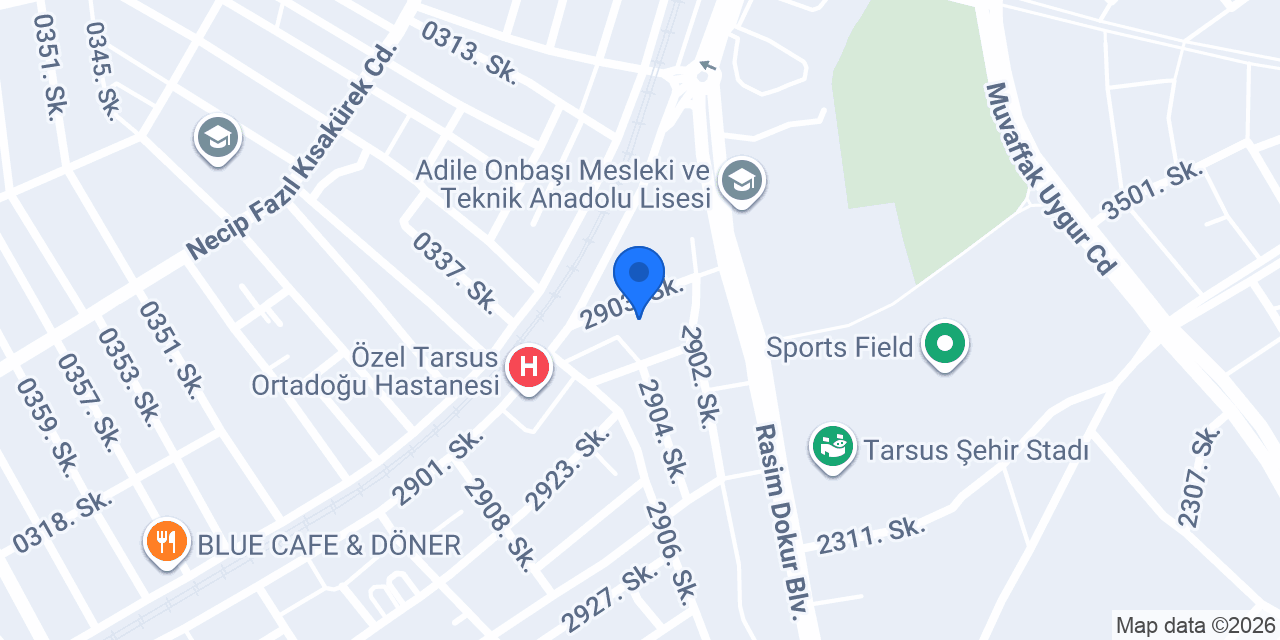 Özel Tarsus Maya Göz Tıp Merkezi konumu