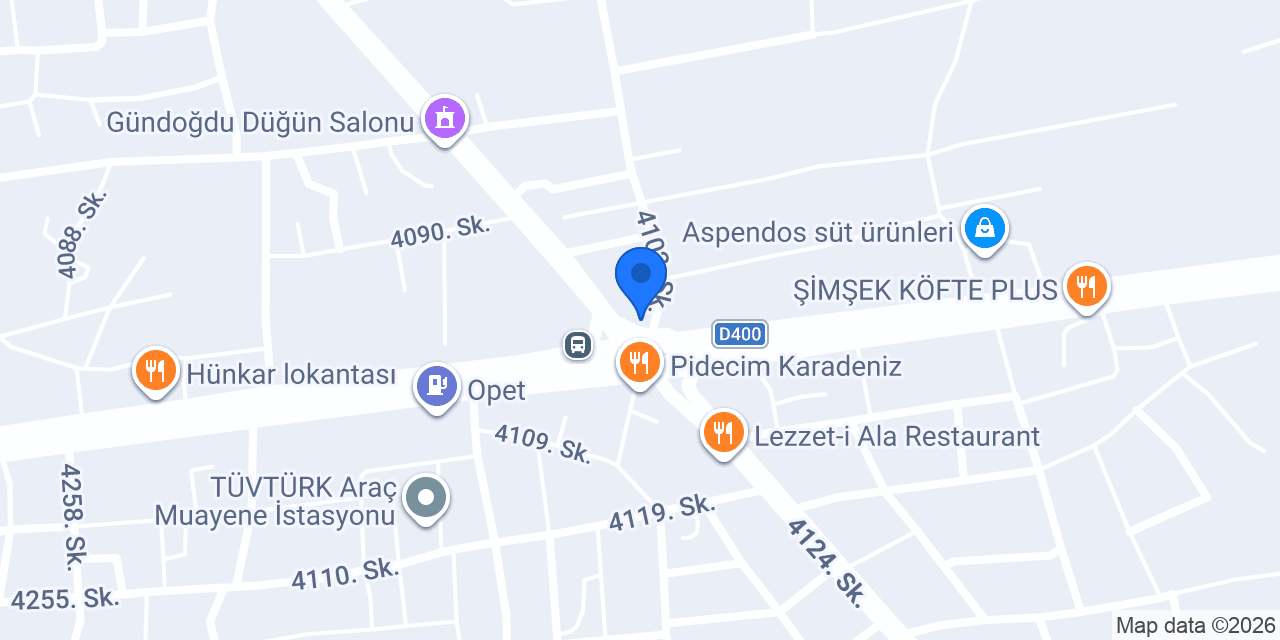 Hilal Mobilya konumu