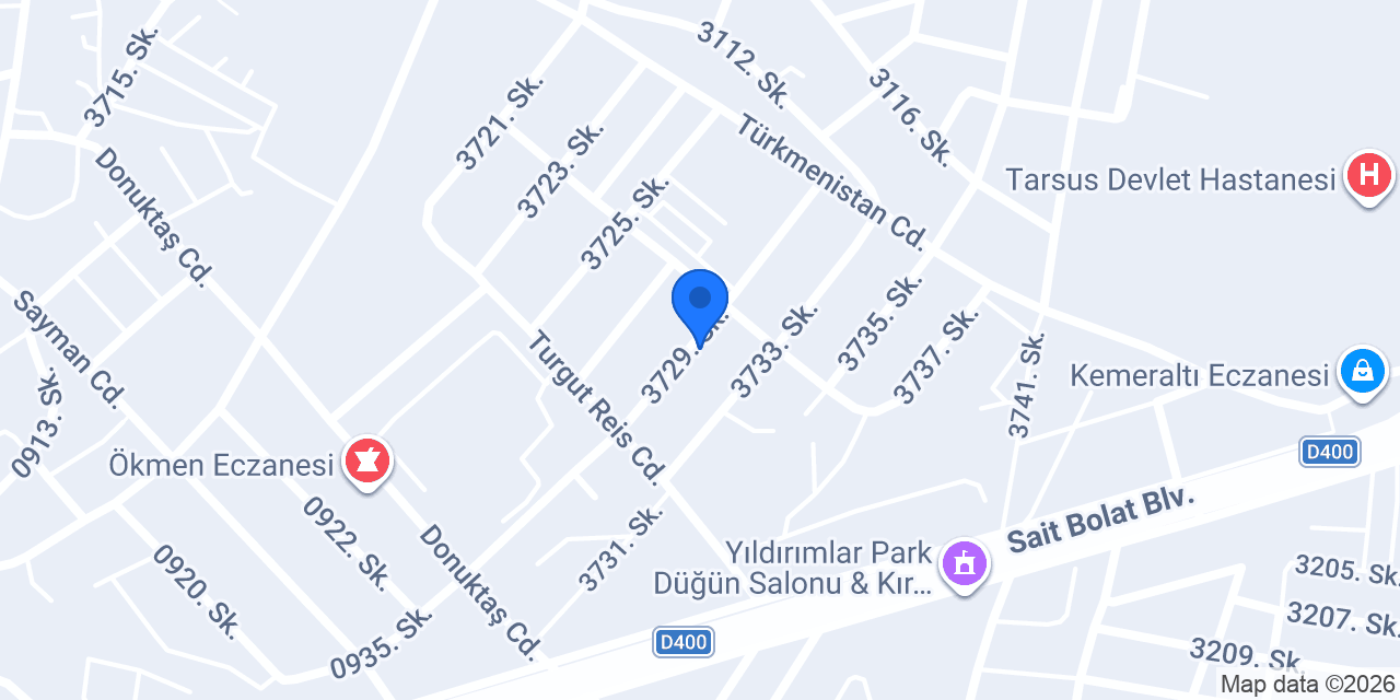 Salih Auto Tarsus konumu