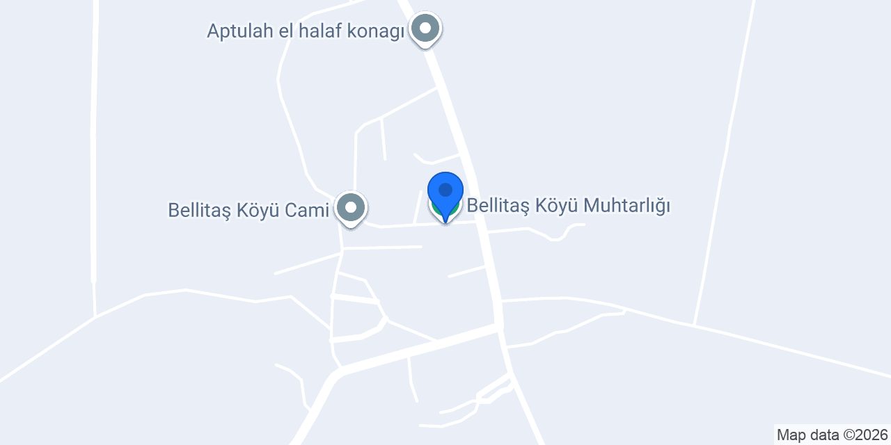 Bellitaş Köyü Muhtarlığı konumu