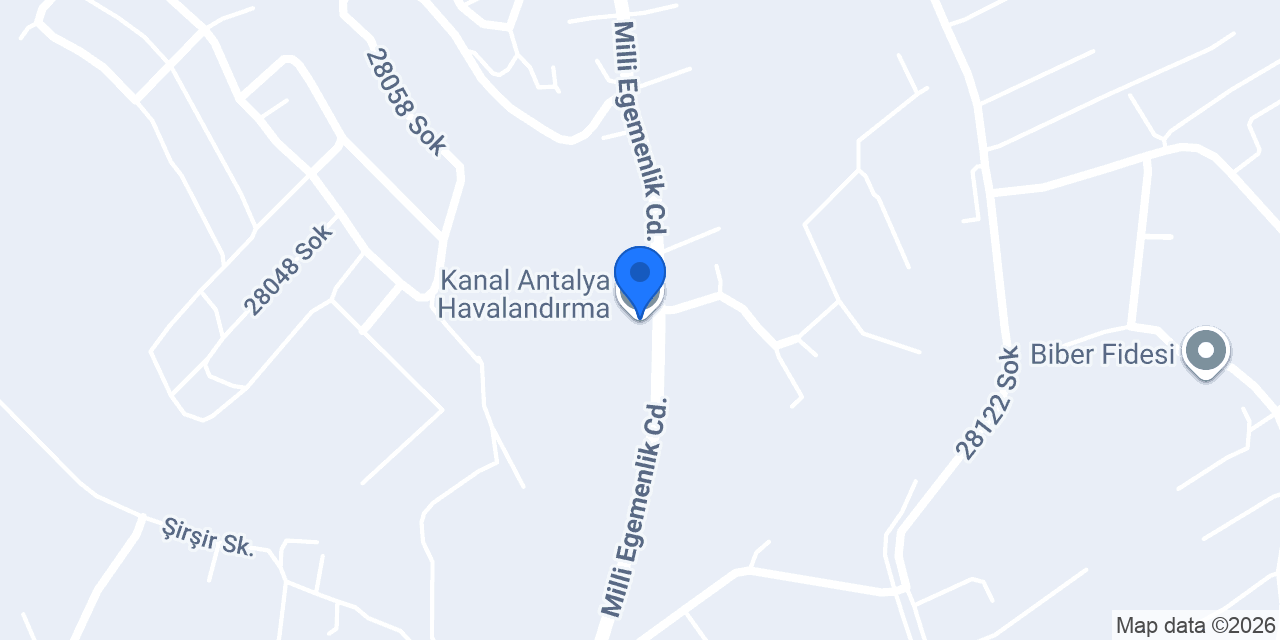 Kanal Antalya Havalandırma konumu