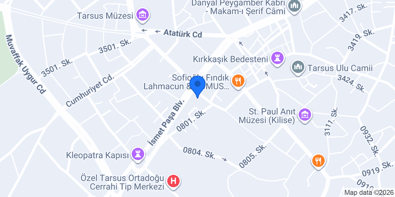 Gül Pide&lahmacun konumu