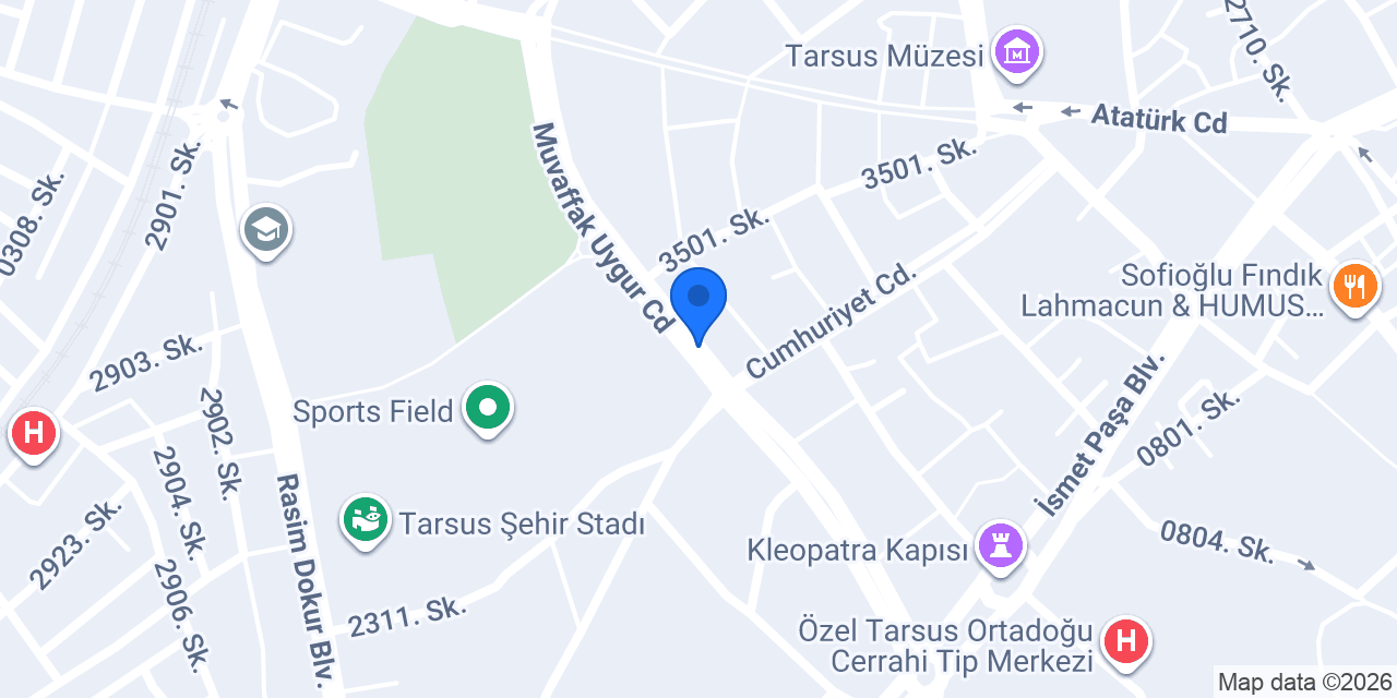 Psikolog Alara Cömert konumu