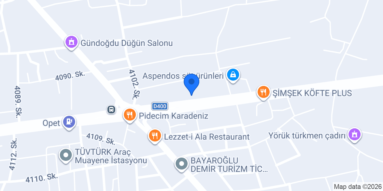 Özenler Auto&Emlak konumu