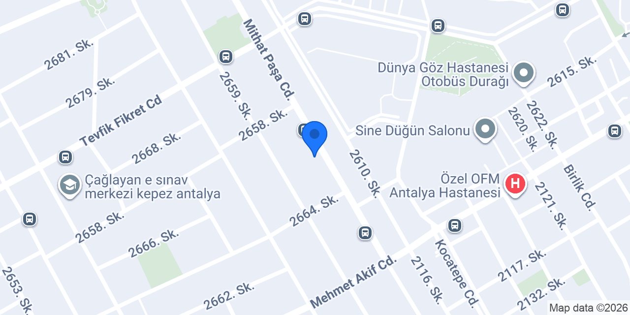 Aspendos Ağız ve Diş Sağlığı Polikliniği konumu