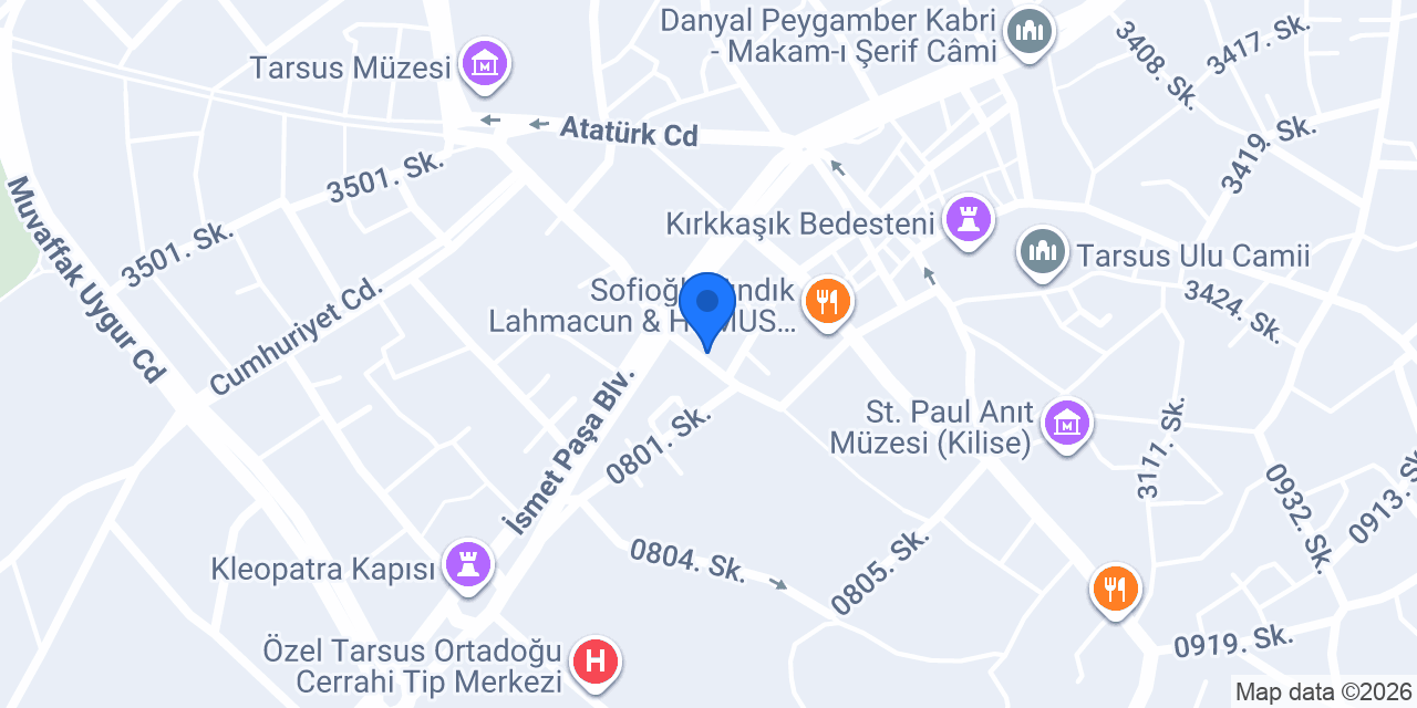 Gaziantepliler Lahmacun Salonu konumu