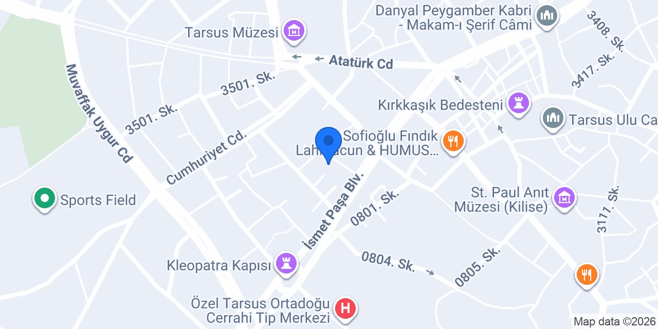 Özküçük otopark konumu