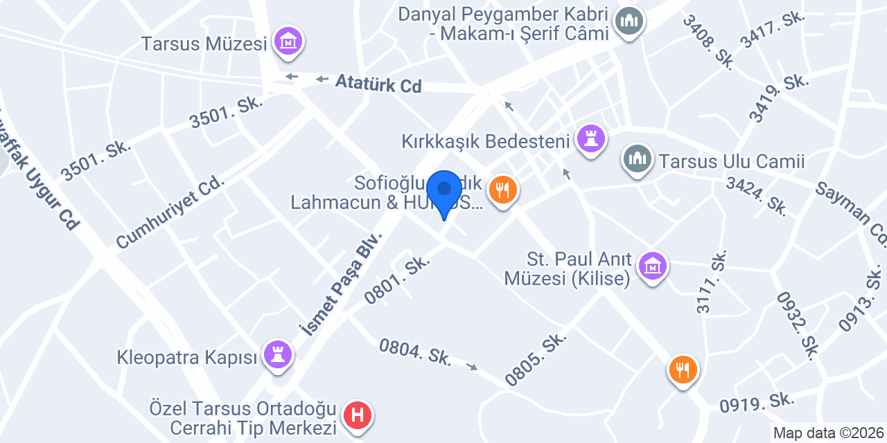 Akın Humus Tarsus konumu