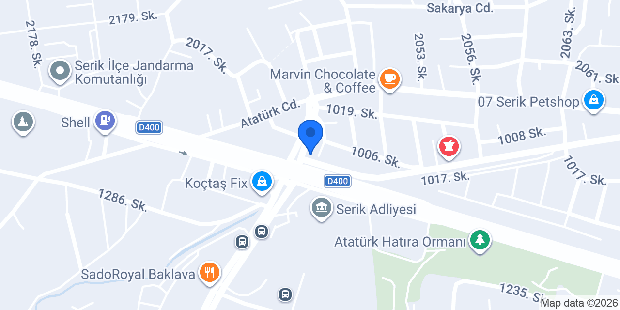 ARMADOR MOBİLYA AVM konumu