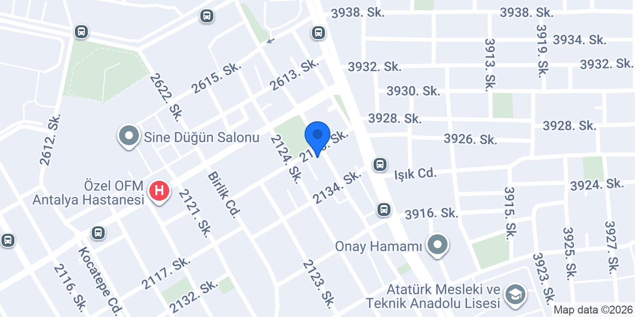 Antalya Vip Transfers konumu