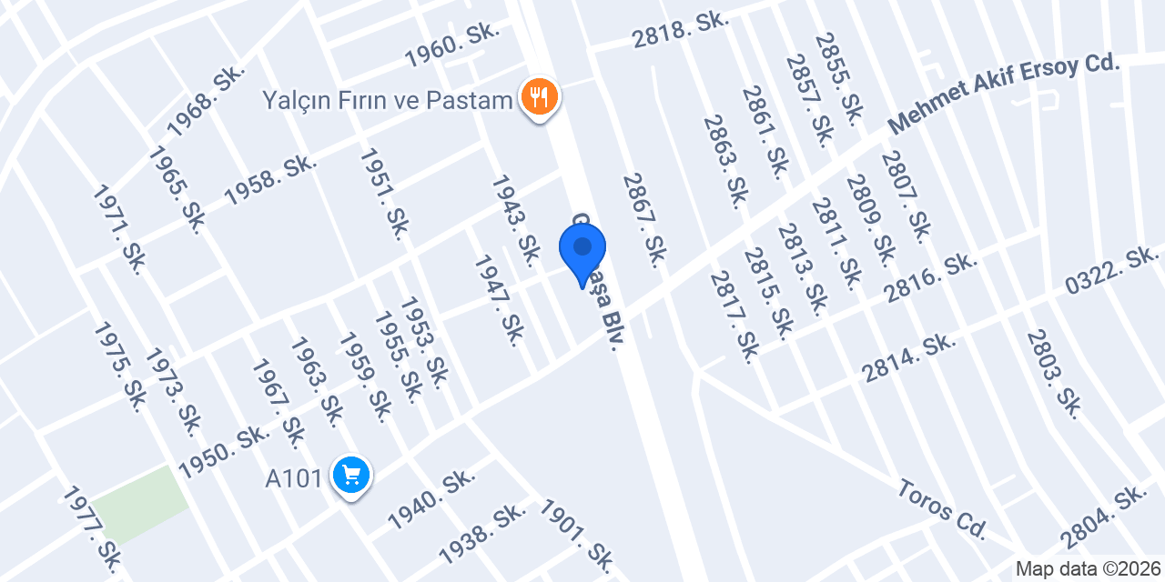 Kayalar Yapı Market konumu