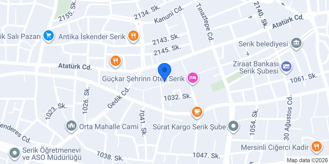 Saloon Akalın konumu