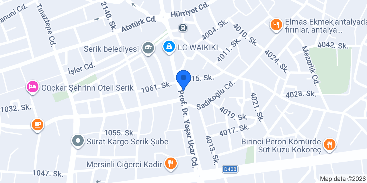 Tunçlar Sarraf konumu