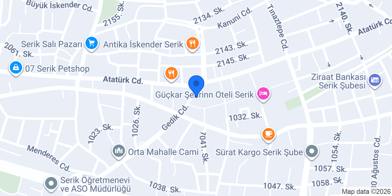 Öz Urfa Çıtır Lahmacun konumu