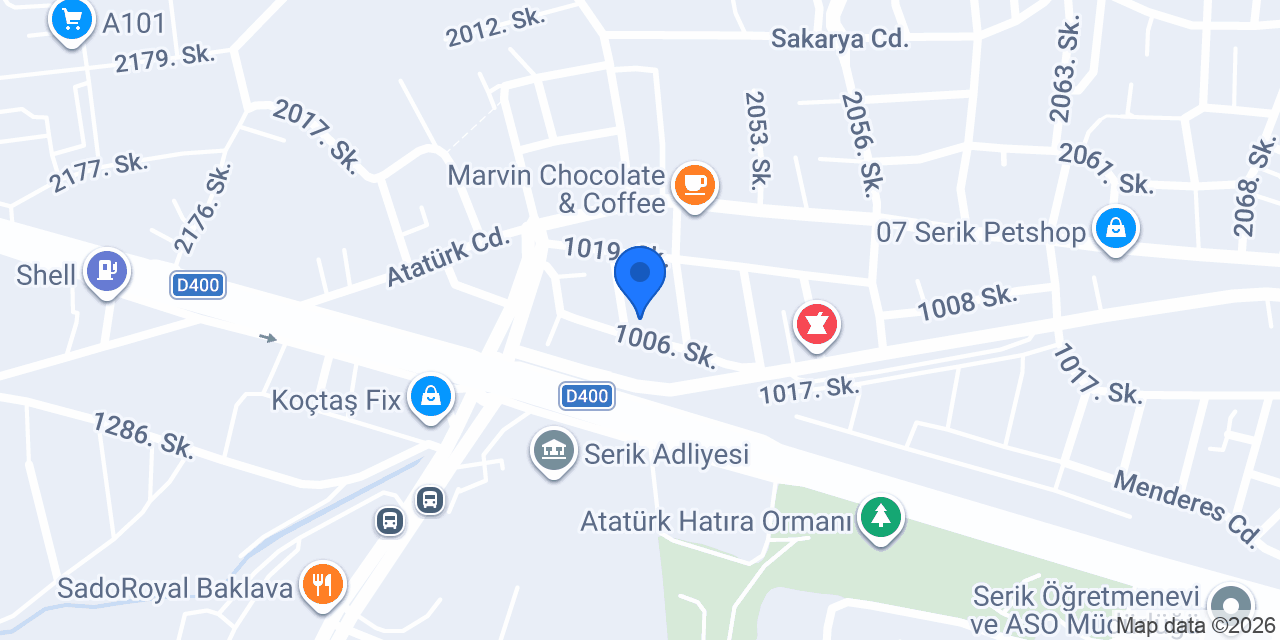 Serik Fark Reklam konumu