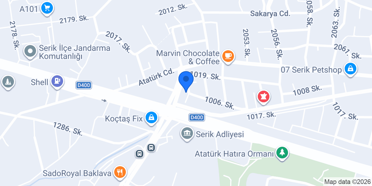 MK Hair & Nail Studio konumu