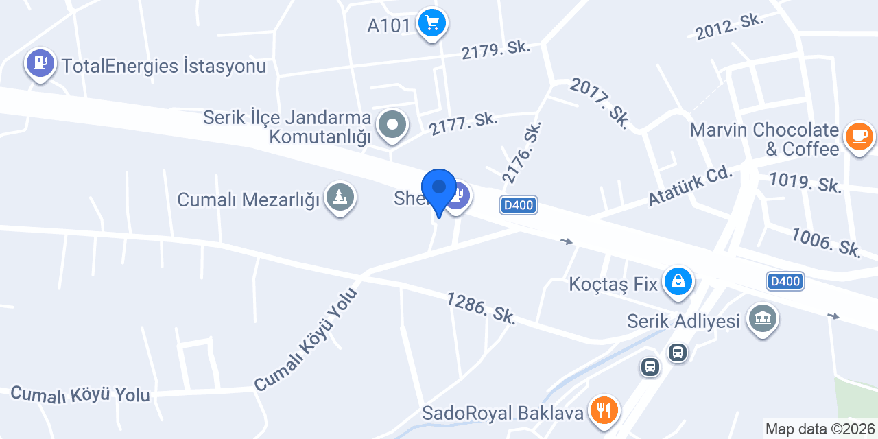 Akdeniz Seramik konumu