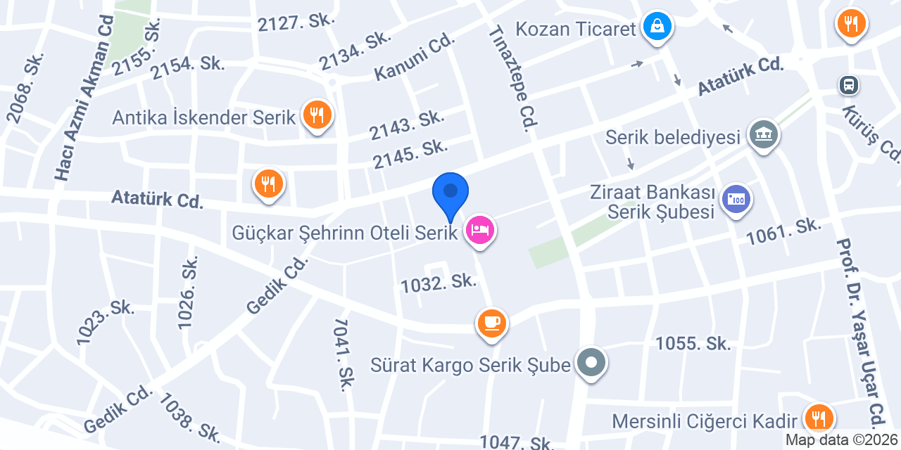 Berfin Kok Cafe & Restaurant konumu
