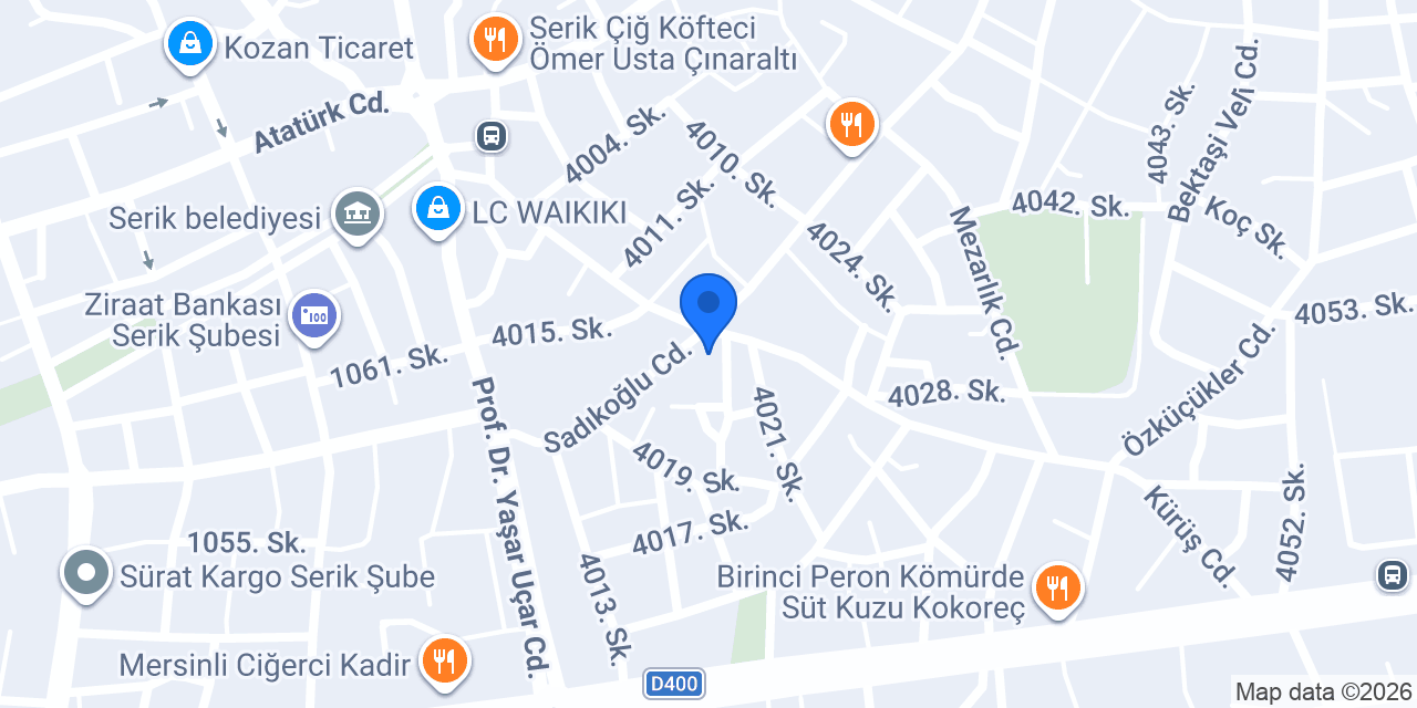 Yaşar Usta Közde Piliç konumu