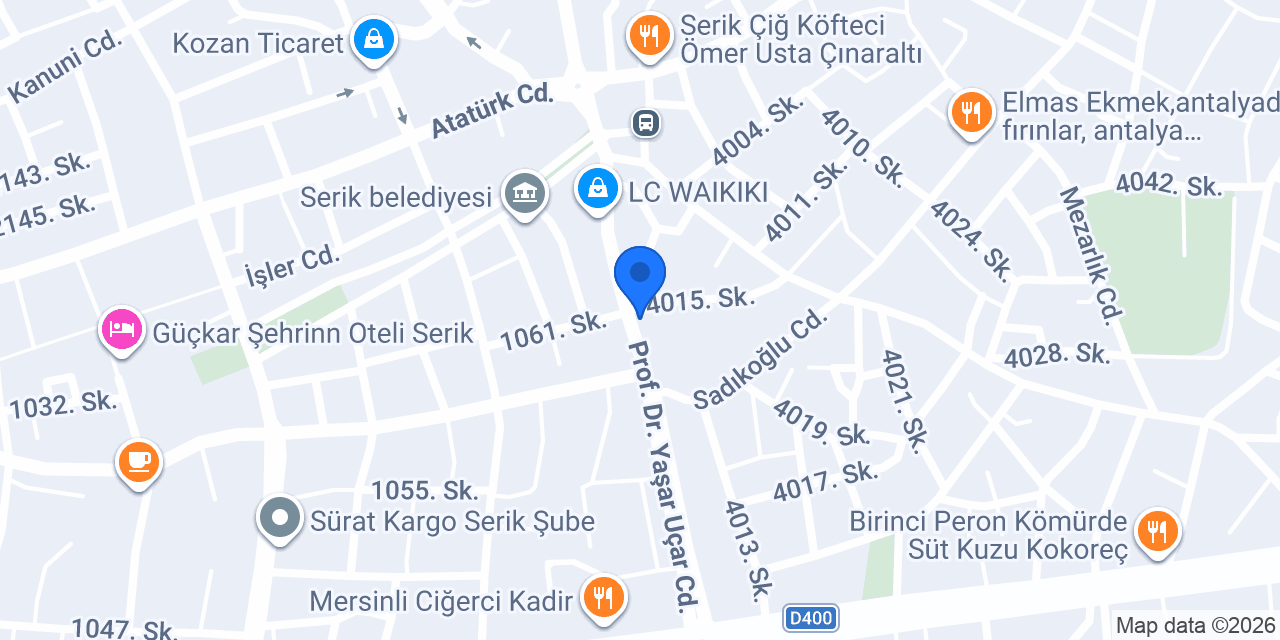 Yörükoğlu Kasap konumu
