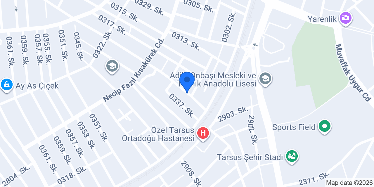 İğne atölyesi konumu