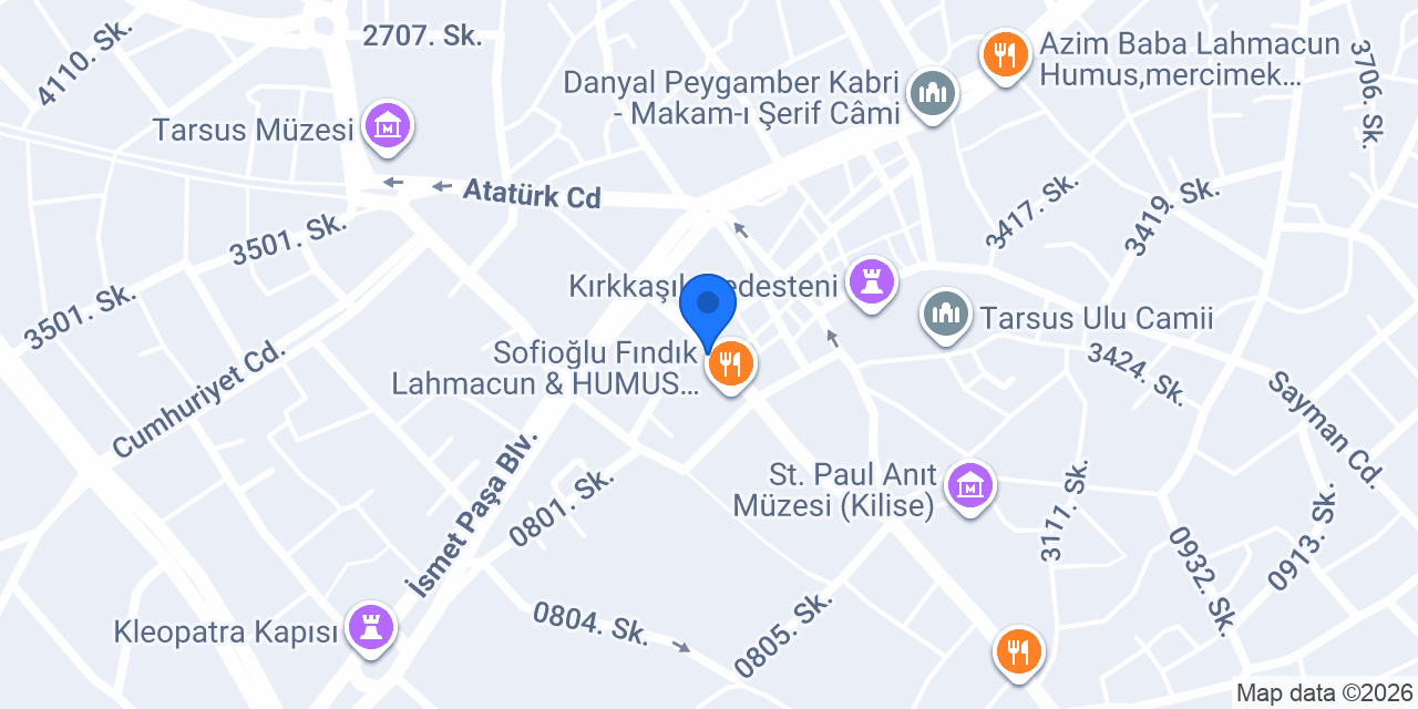 Kervan Humus konumu