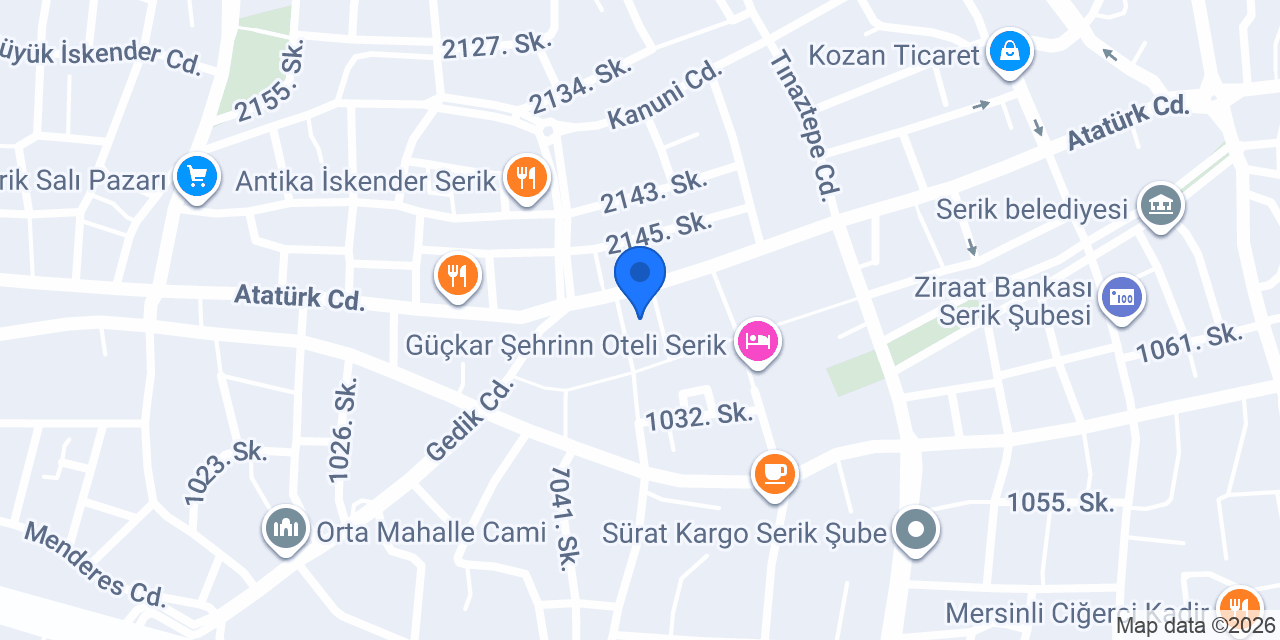 SERİK SİGORTA konumu