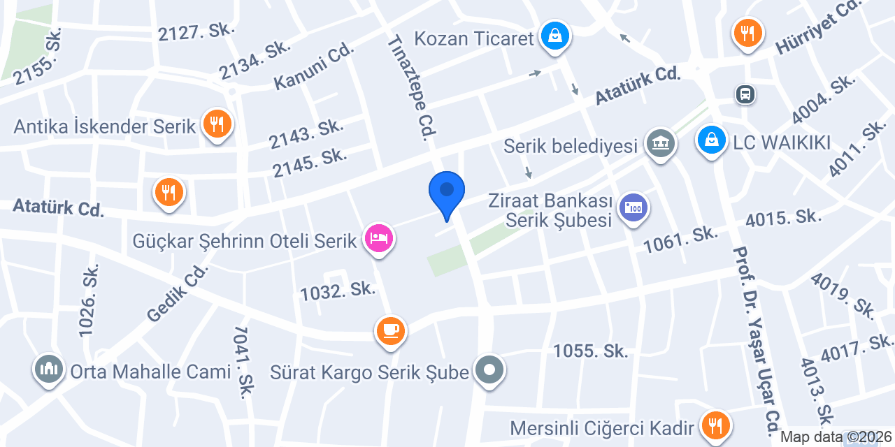 Ece Cam Psikolojik Danışmanlık Merkezi konumu