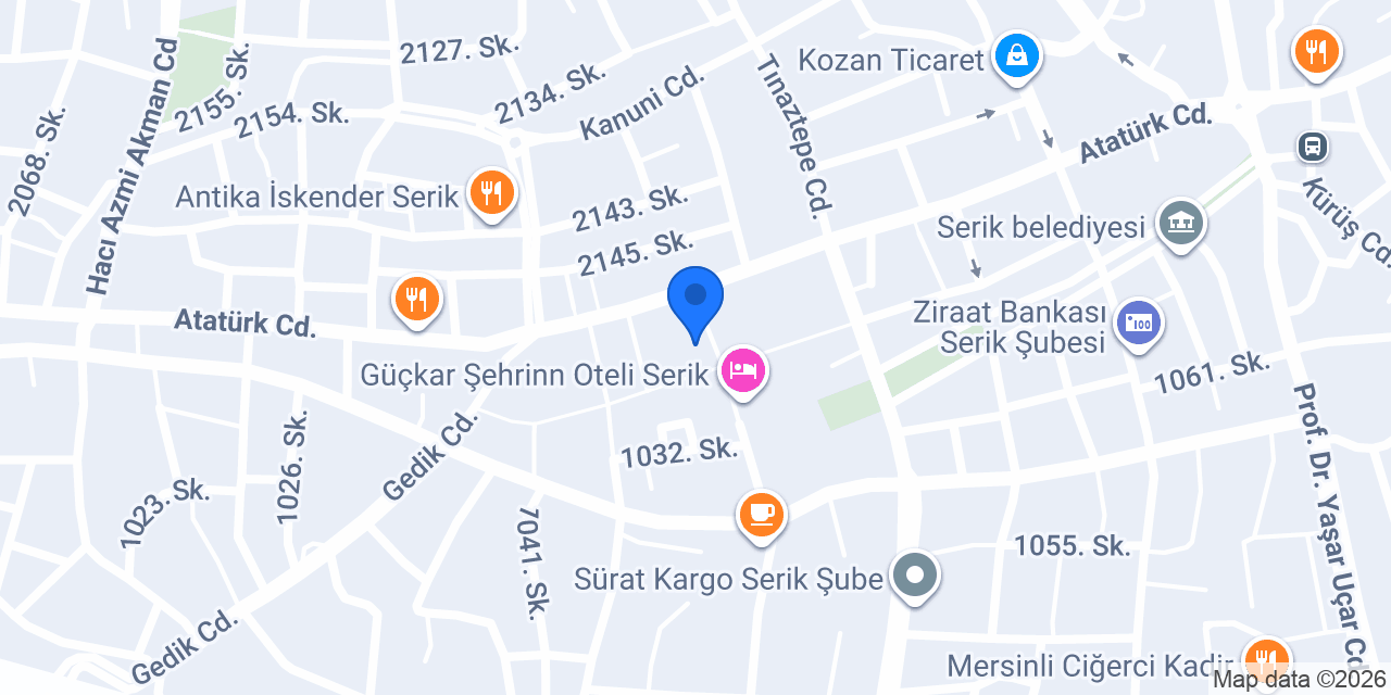 Ceysa Hukuk Bürosu konumu