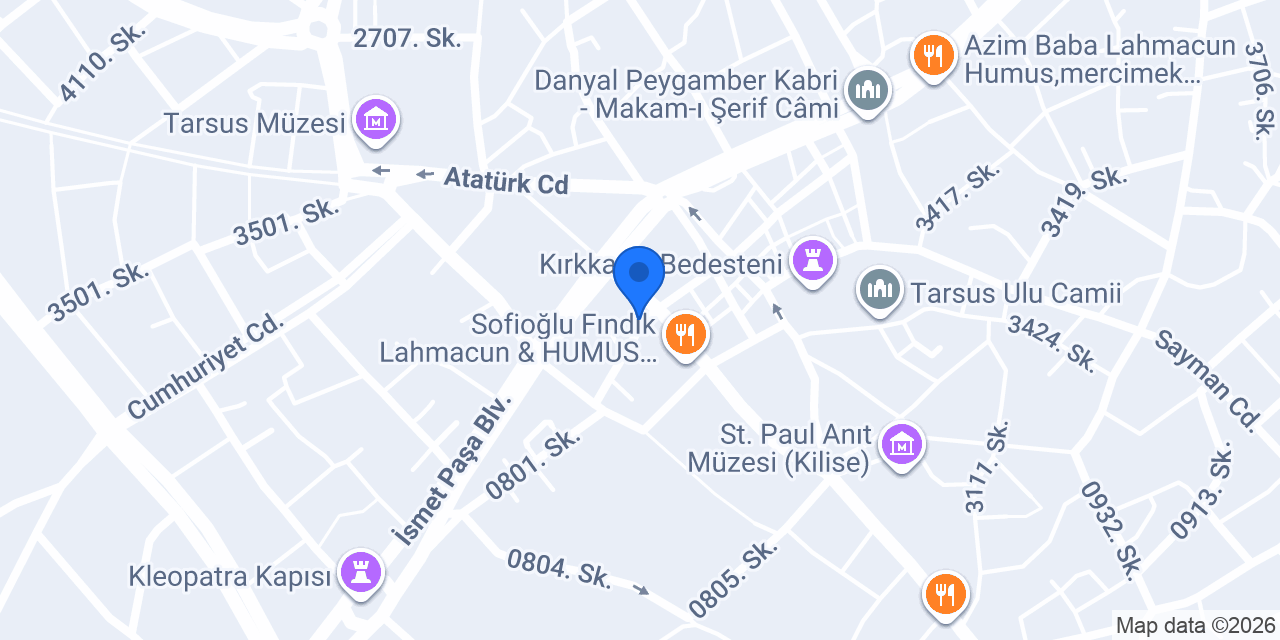 KANBAL ET ve ET ÜRÜNLERİ konumu