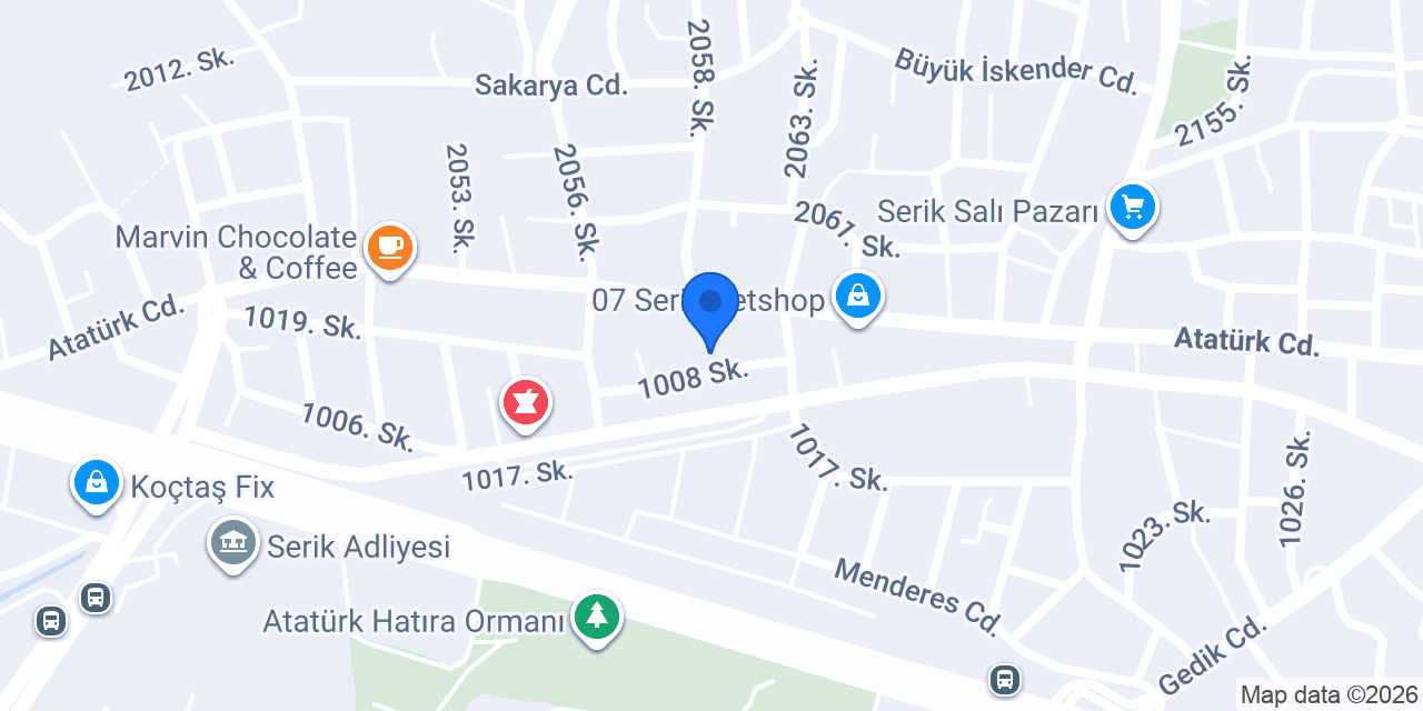 Serik İlçe Müftülüğü konumu