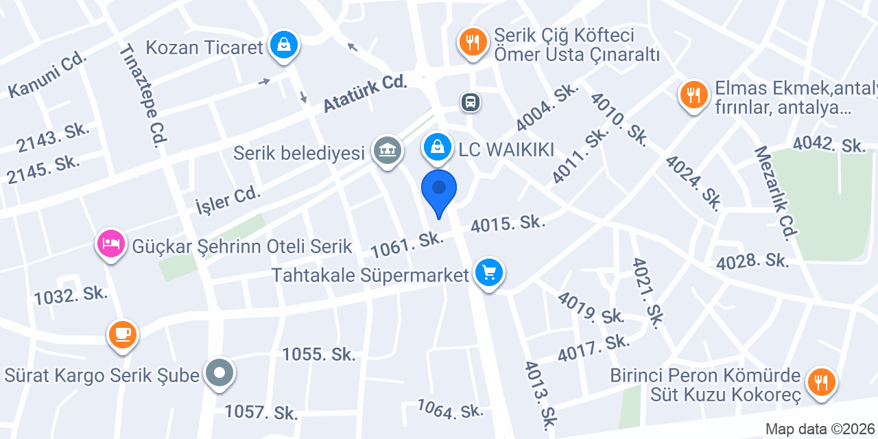Klass Erkek Kuaförü konumu