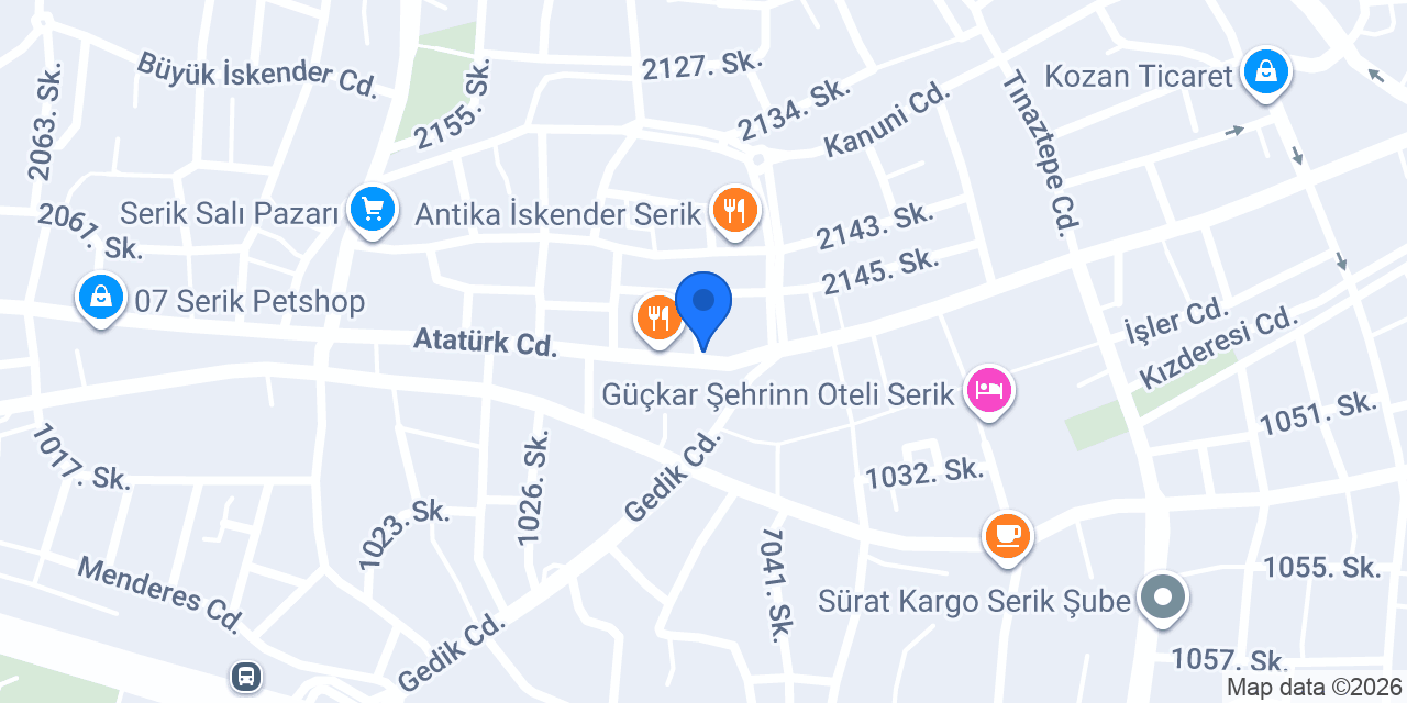 EGESEN TURİZM UPT konumu