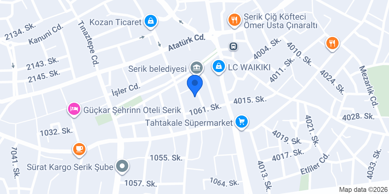 Börekçi Kemâl Usta konumu