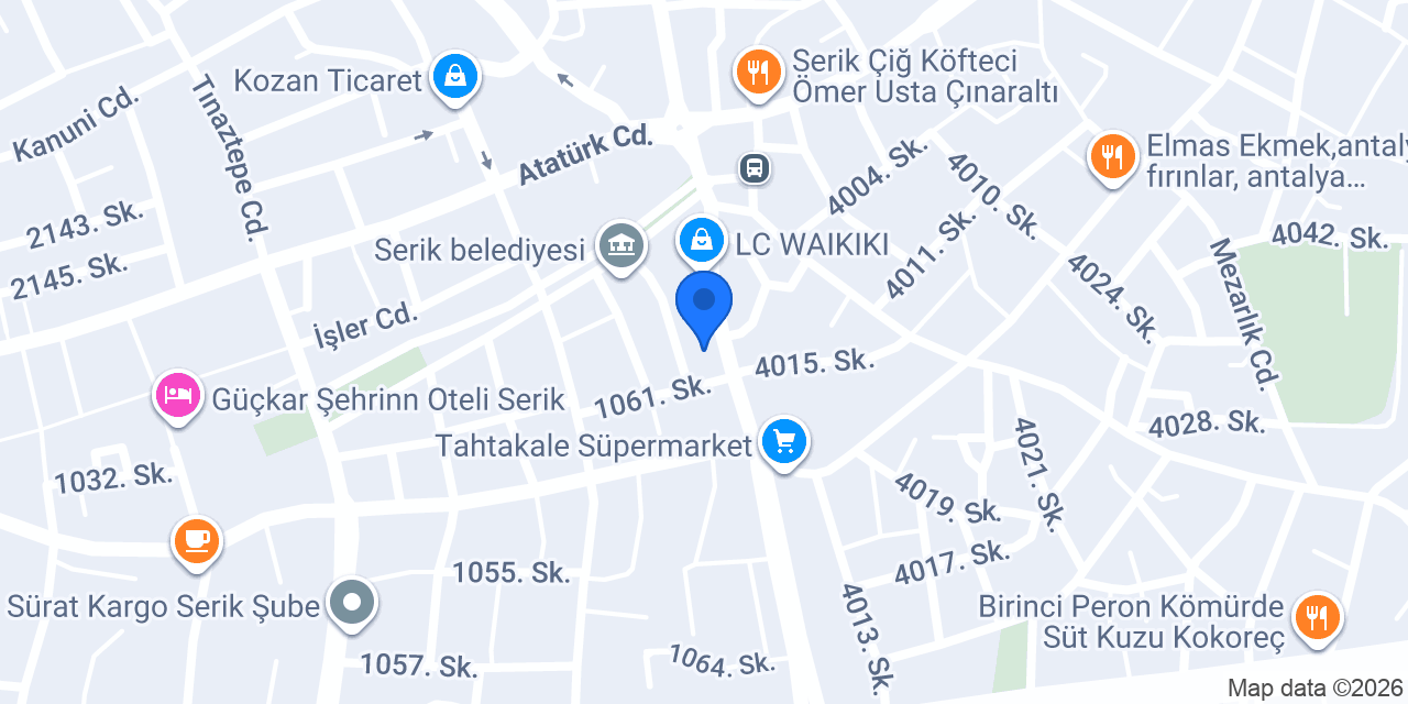 Tunçlar Mobilya konumu
