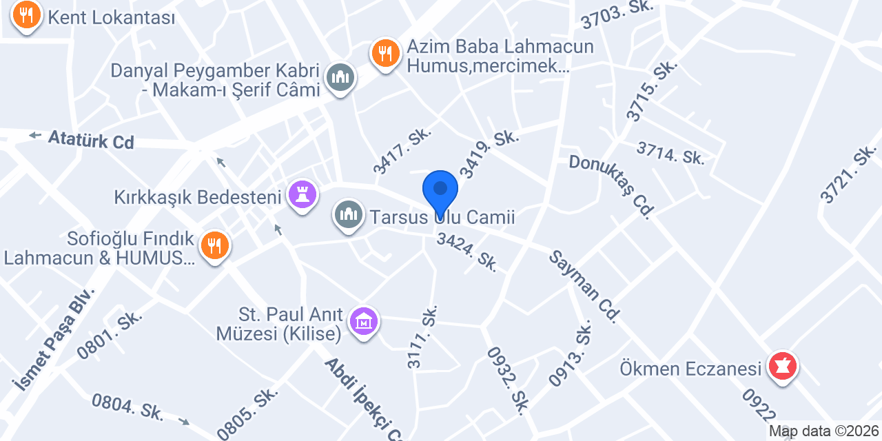 Özmenoğlu demir doğrama konumu