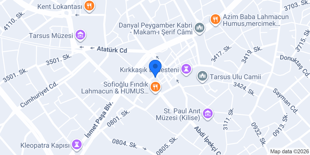Yörem Kebap konumu