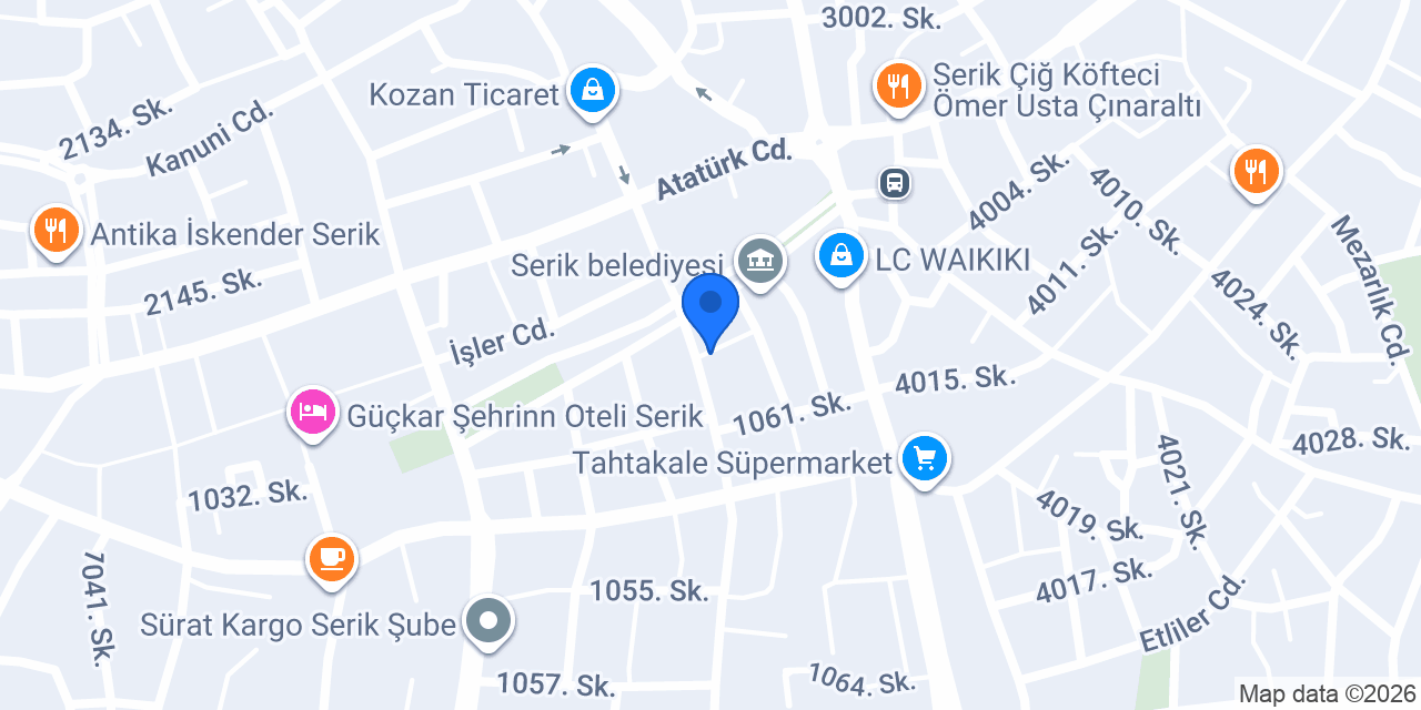 Cihan Öğrekçi Mimarlık konumu