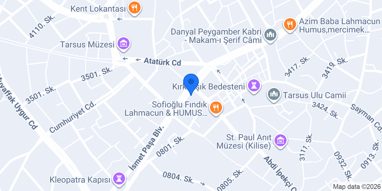 Tarsus Limit Eğitim Kurumları konumu