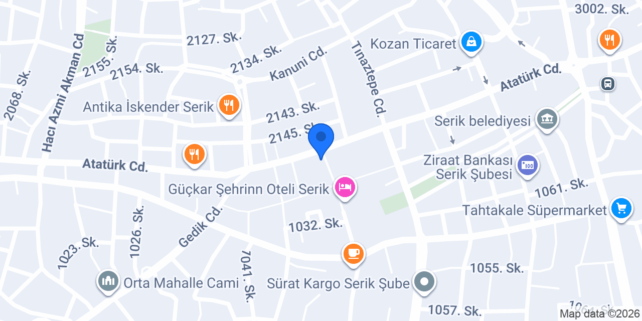 Av. ŞAFAK TOKER konumu
