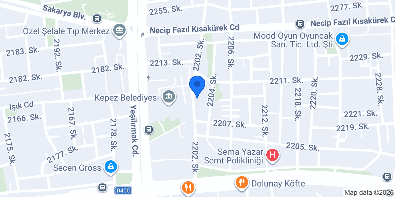 HİRA OPTİK konumu