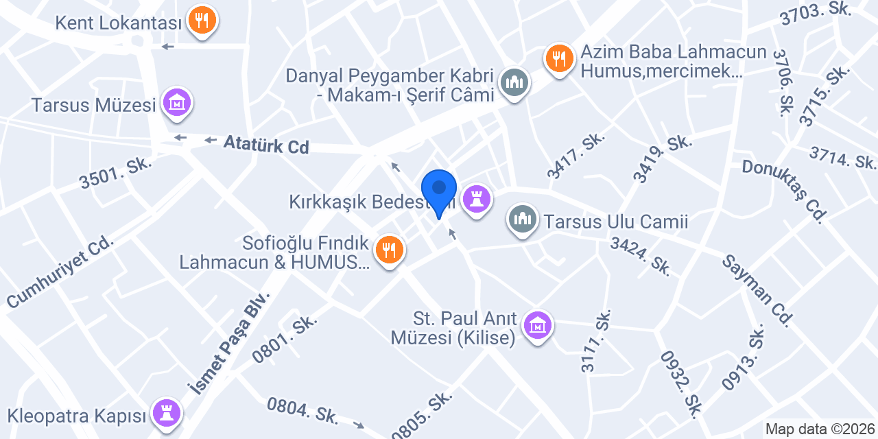 Mezeterapist Dükkan konumu