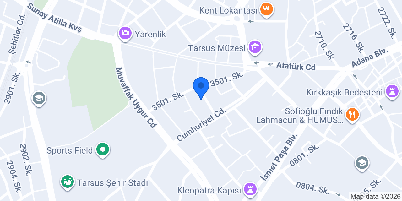 Uzm. Klinik Psikolog Özge Erbilek konumu