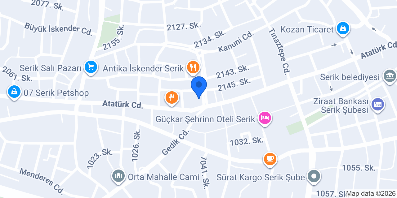 Güvenç Yatırım konumu