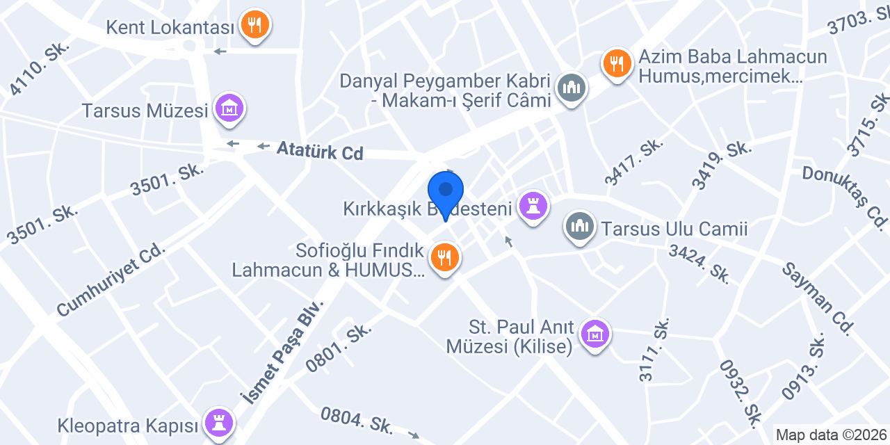 Mert emniyet lahmacun salonu konumu