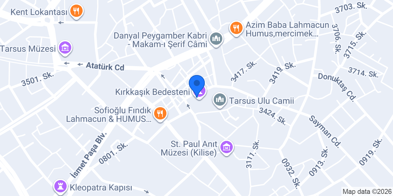 Tarsusi serpil kafe konumu