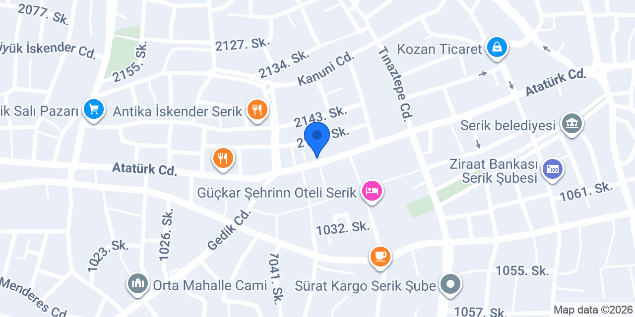 Harmoni Serik konumu